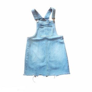 wild fable xs overall jean cutoff distressed mini